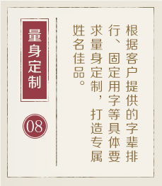 广水起名流程八